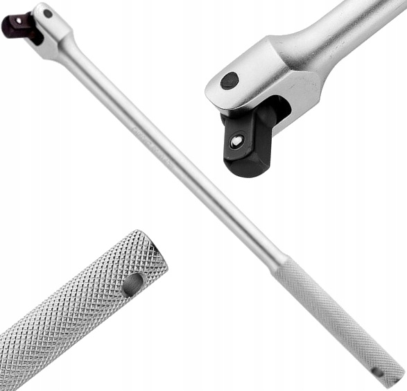 

Rękojeść Z Przegubem 1/2'' 380 mm Pokrętło Klucz