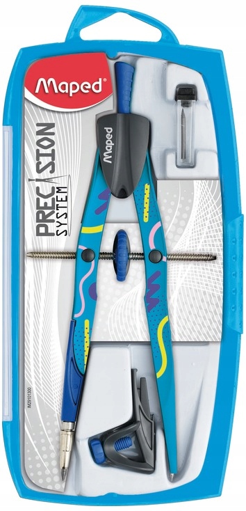 Przybory Kreślarskie CYRKLE Szkolne Cyrkiel Dla UCZNIÓW Precision Fancy