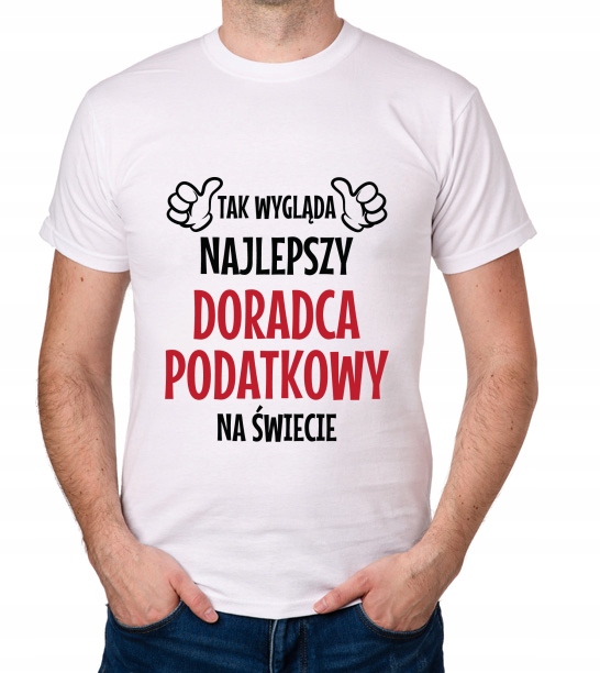 

koszulka Najlepszy Doradca Podatkowy prezent