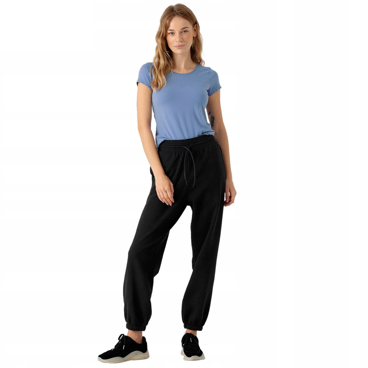 KOSZULKA DAMSKA T-SHIRT 4F TSD350 XL DENIM Rozmiar XL