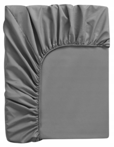 PRZEŚCIERADŁO Z GUMKĄ 160x200 MIKROFIBRA JERSEY PL Kolor biały