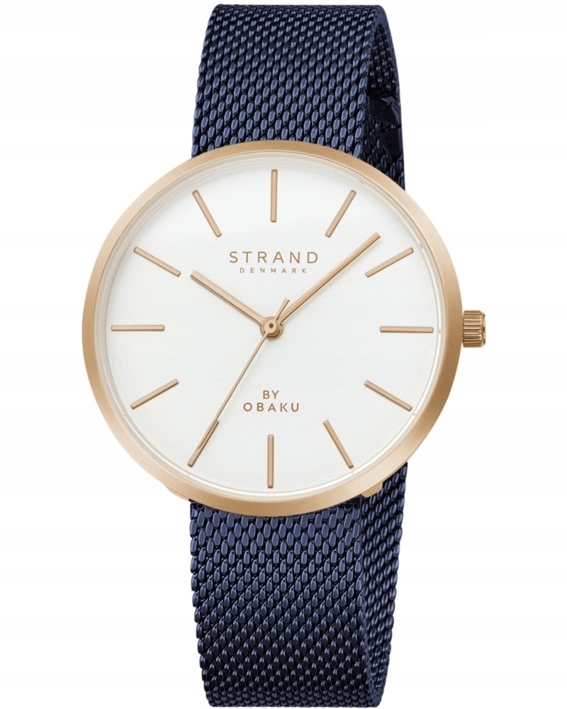 Nové Originální dámské hodinky Japonský mechanismus Strand by Obaku mesh