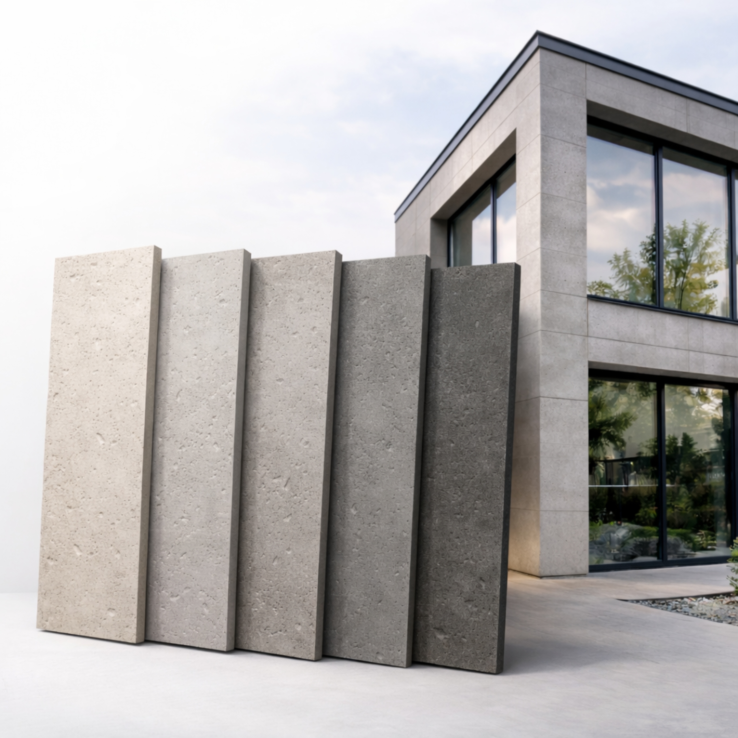 Architektonický beton Elastická stěna Interiér a fasáda 1 m2