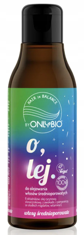 

Onlybio olej do włosów Średnioporowatych 150 ml