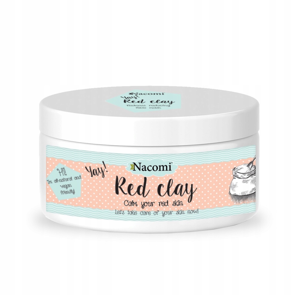 

Nacomi Clay Red czerwona glinka rozjaśniająca