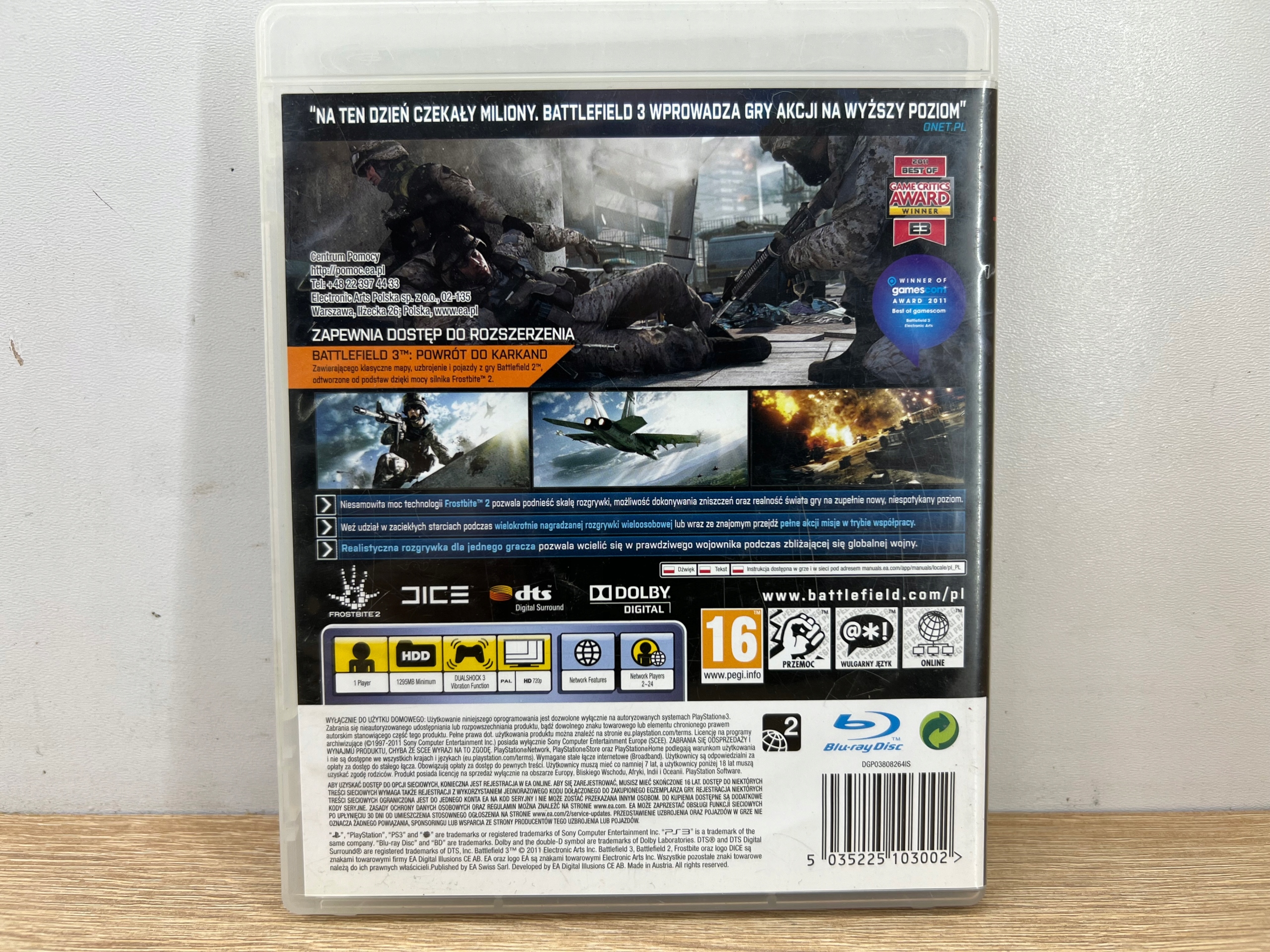Battlefield 3 Limited Edition|PS3|PL| Wersja gry pudełkowa