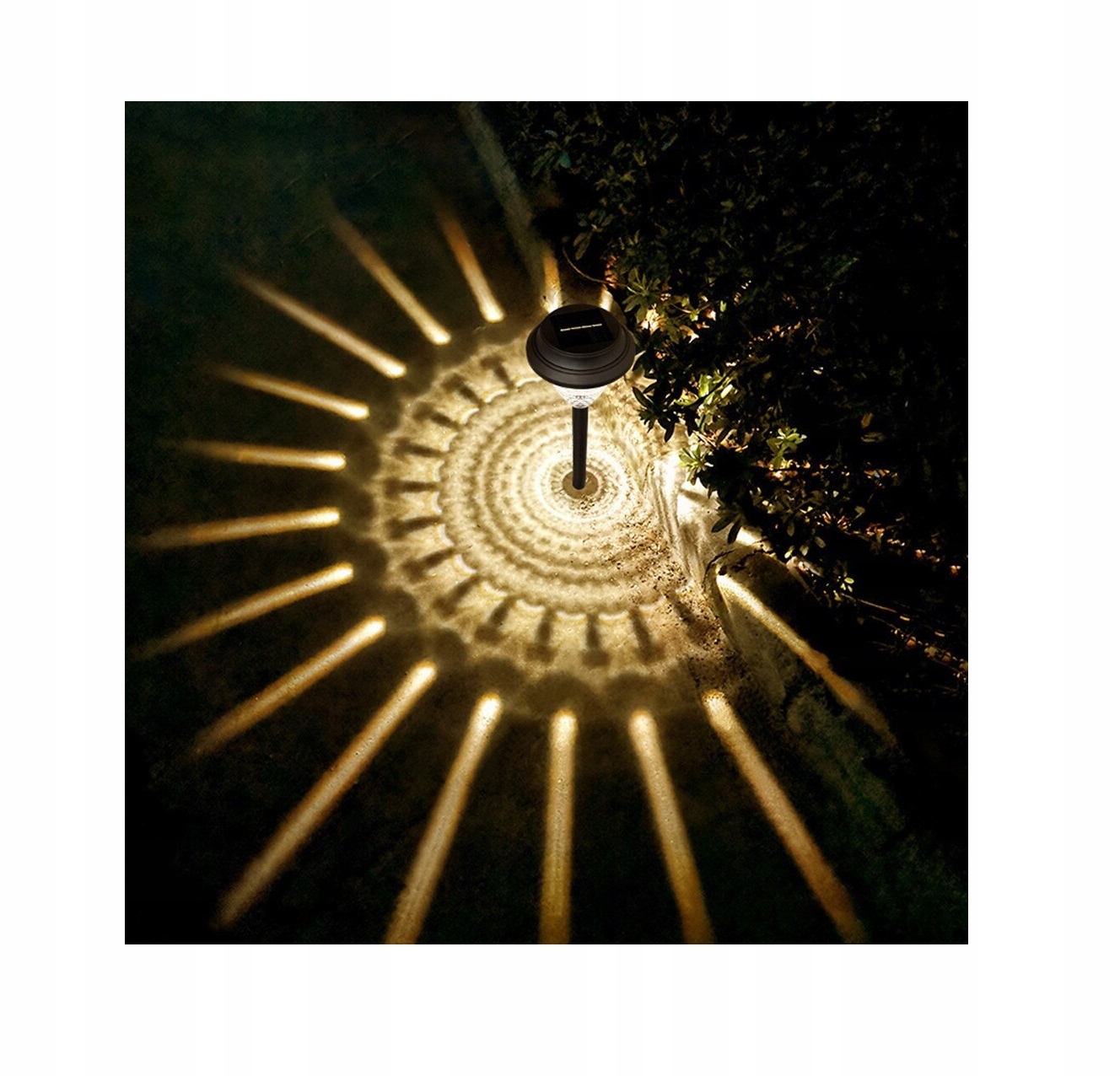 LAMPA SOLARNA LED WBIJANA MOZAIKA OGRODOWA TARASOWA OZDOBA LED Długość wbijanego grota 6 cm