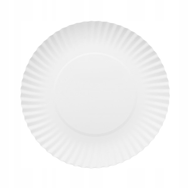 

Talerzyki Papierowe Białe 10 sztuk Jednorazowe