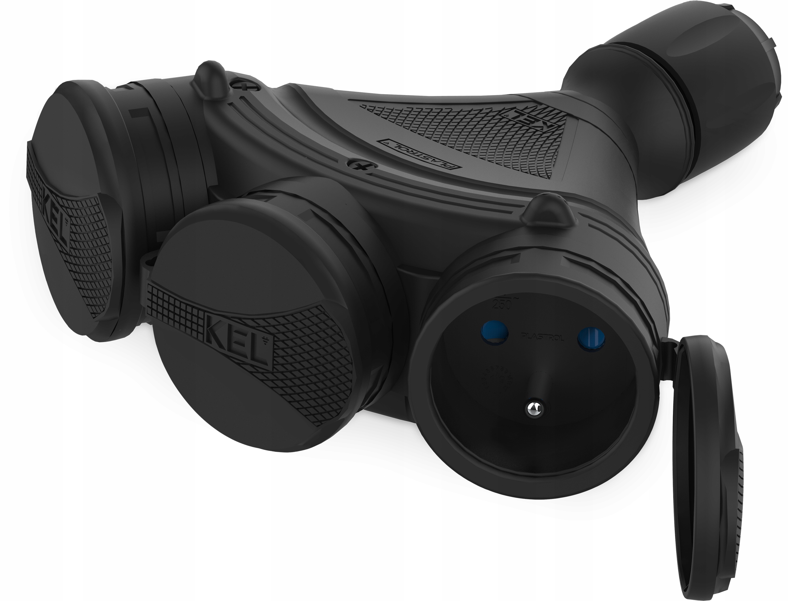 

Gniazdo trójnik rozgałęźnik GN-X3 IP54 Czarno-czer