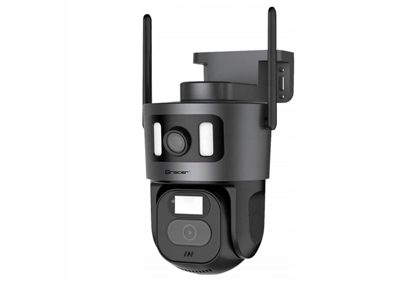 Kamera Ip WiFi Tracer Obrotowa Dual 6MP Zewnętrzna 355° Nocna IP66 Detekcja