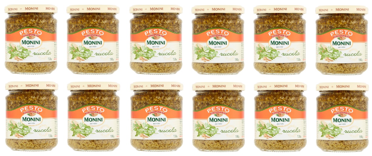 12x 190g Monini Sos pesto Rucola Karton