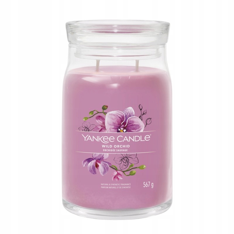 Yankee Candle Signature Wild Orchid velká vonná svíčka 567 g