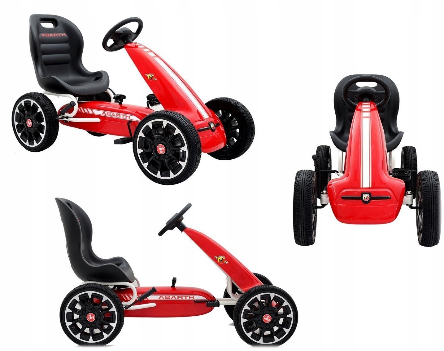 

Gokart Abarth Na Pedały Dla Dzieci Czerwony