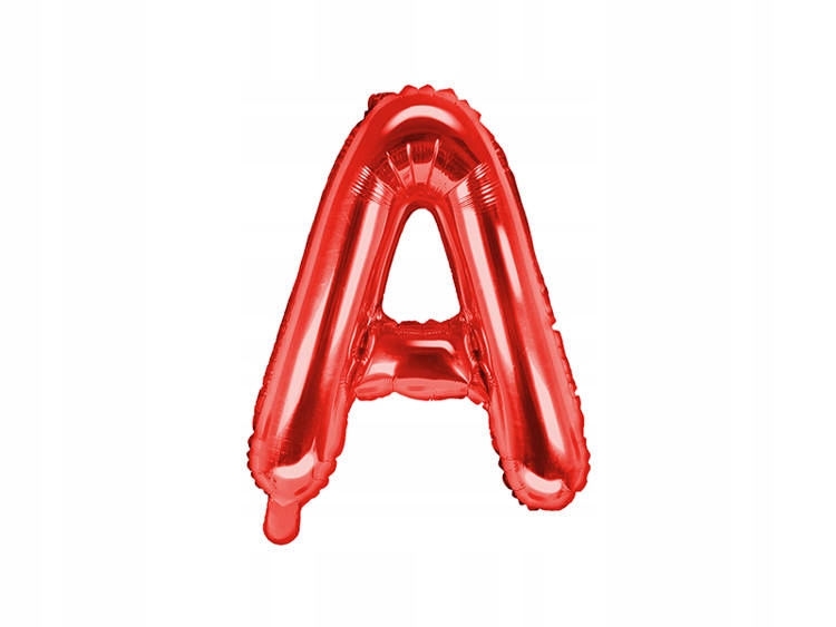 

Balon Foliowy 35 CM Litera "a" Czerwony