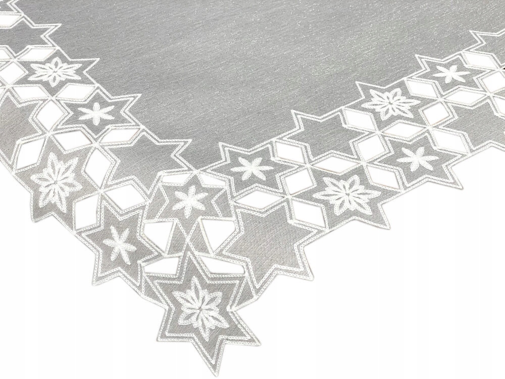 

Obrus Świąteczny 85x85 cm Gwiazdki