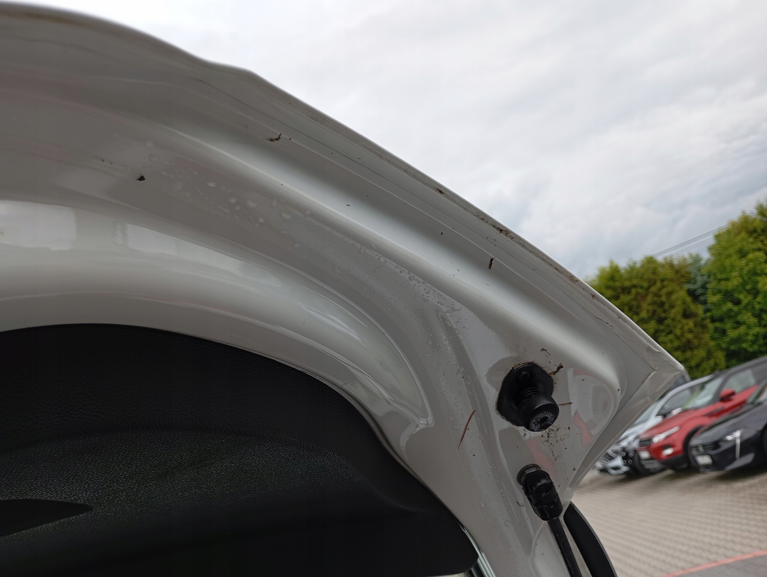 OPEL CORSA D S07 06- trunk door cover boot BIALA Z474 3D window