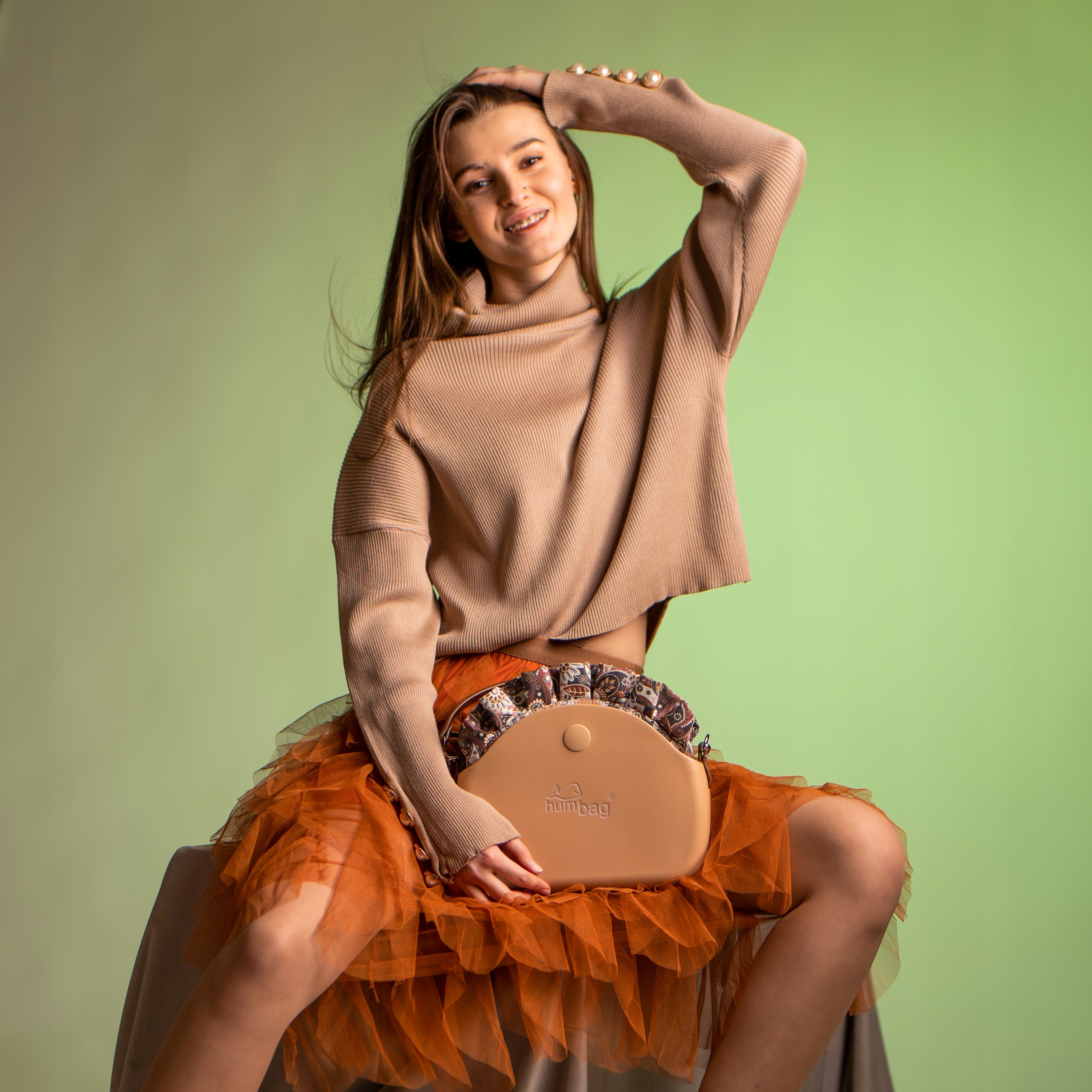 Organizer Humbag Kaleidoscope Frill do HANDY Obag Kolor wielokolorowy