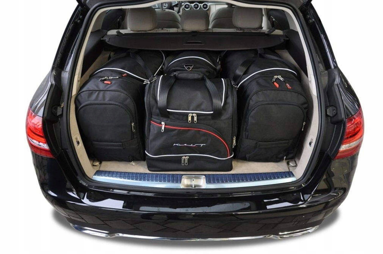 J&j Automotive Sada 4ks cestovných tašiek Sport pre Mercedes-benz C Kombi