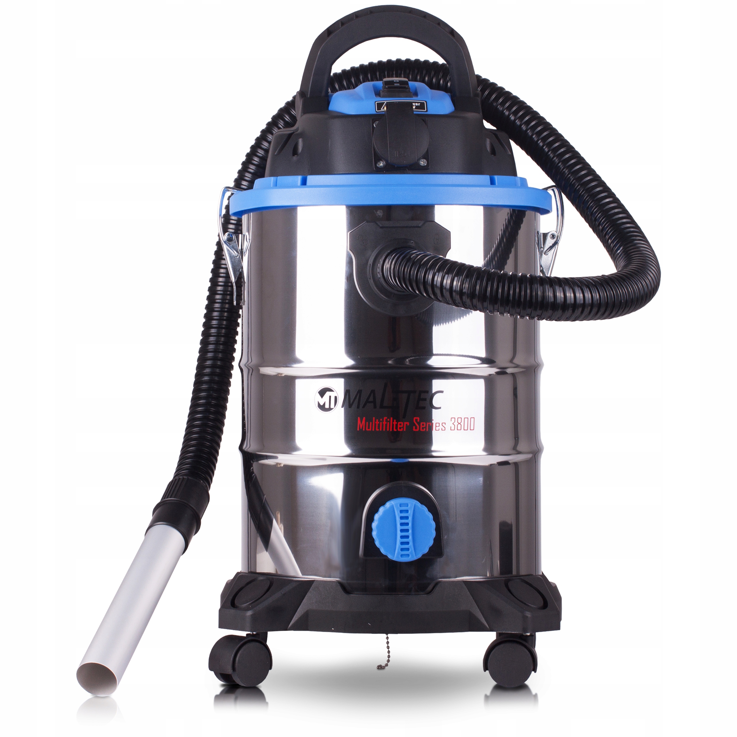 ODKURZACZ PRZEMYSŁOWY BEZWORKOWY POPIÓŁ 3800W 25L Zasilanie sieciowe