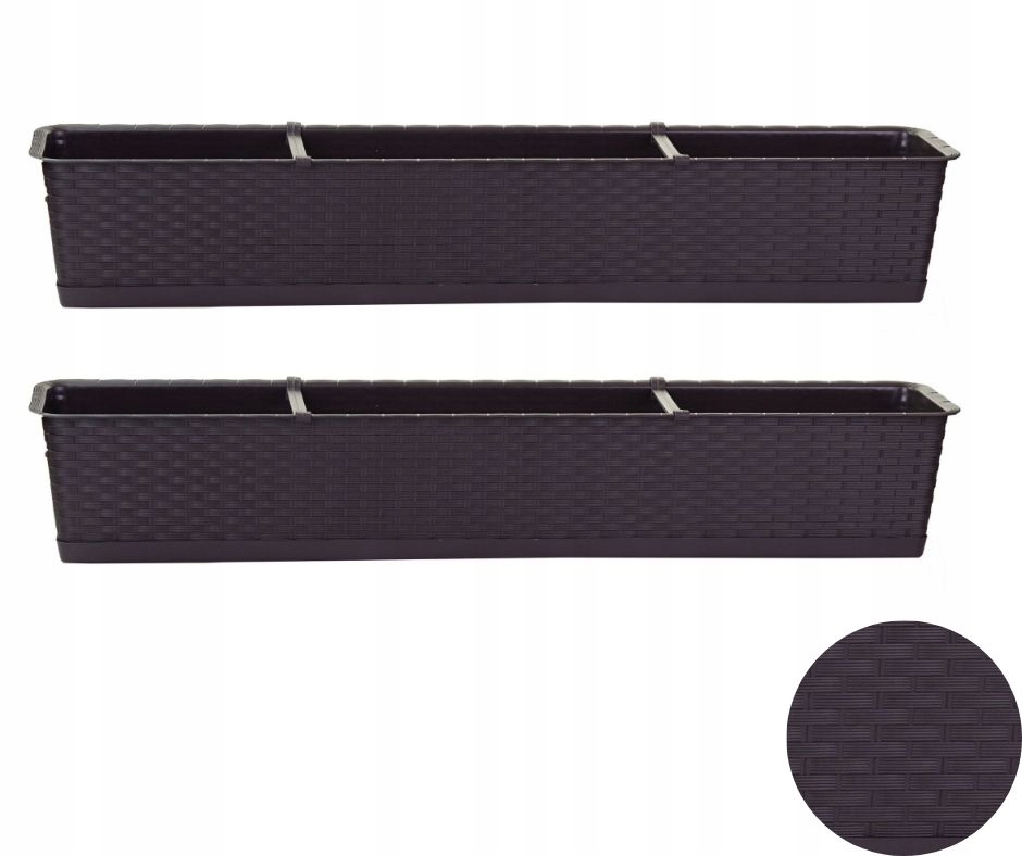 

2x Skrzynka balkonowa ISR800P Doniczka 80cm
