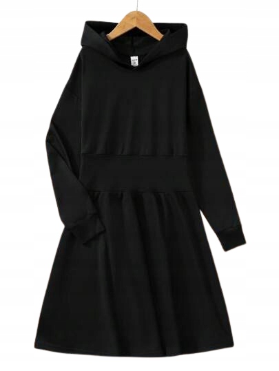 SHEIN SUKIENKA DRESOWA Z KAPTUREM 166-170 ŁJA