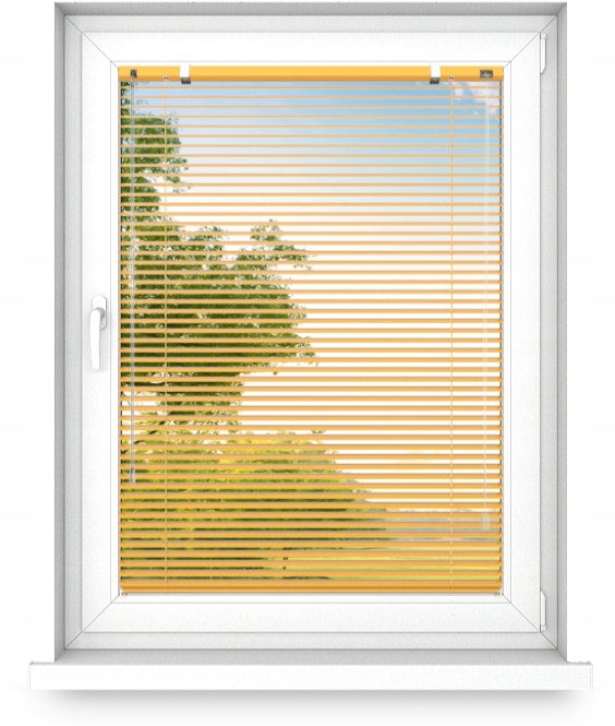 Hliníková žaluzie 25 mm Slunečnicová – 120 x 80 cm