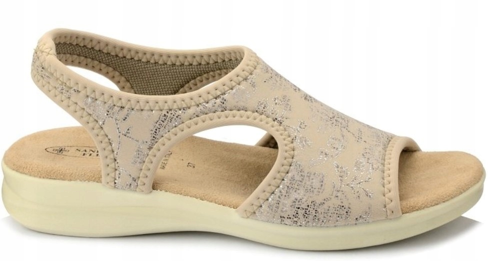 Elastické sandály Sanital Flex 8056 béžové, velikost 39