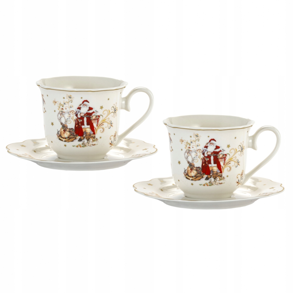 

Filiżanki do kawy porcelanowe ze spodkiem 2szt