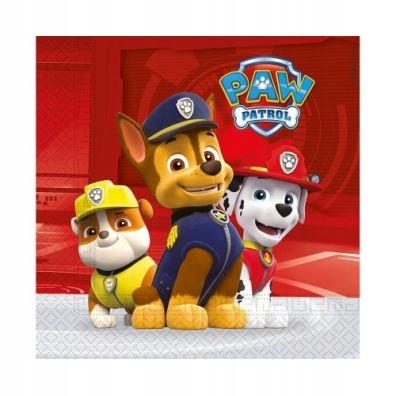 

Serwetki Paw papierowe Psi Patrol 20 Szt.