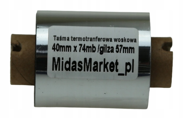 FOLIA TERMOTRANSFEROWA 40x74 DO ZEBRA TLP2824 PLUS