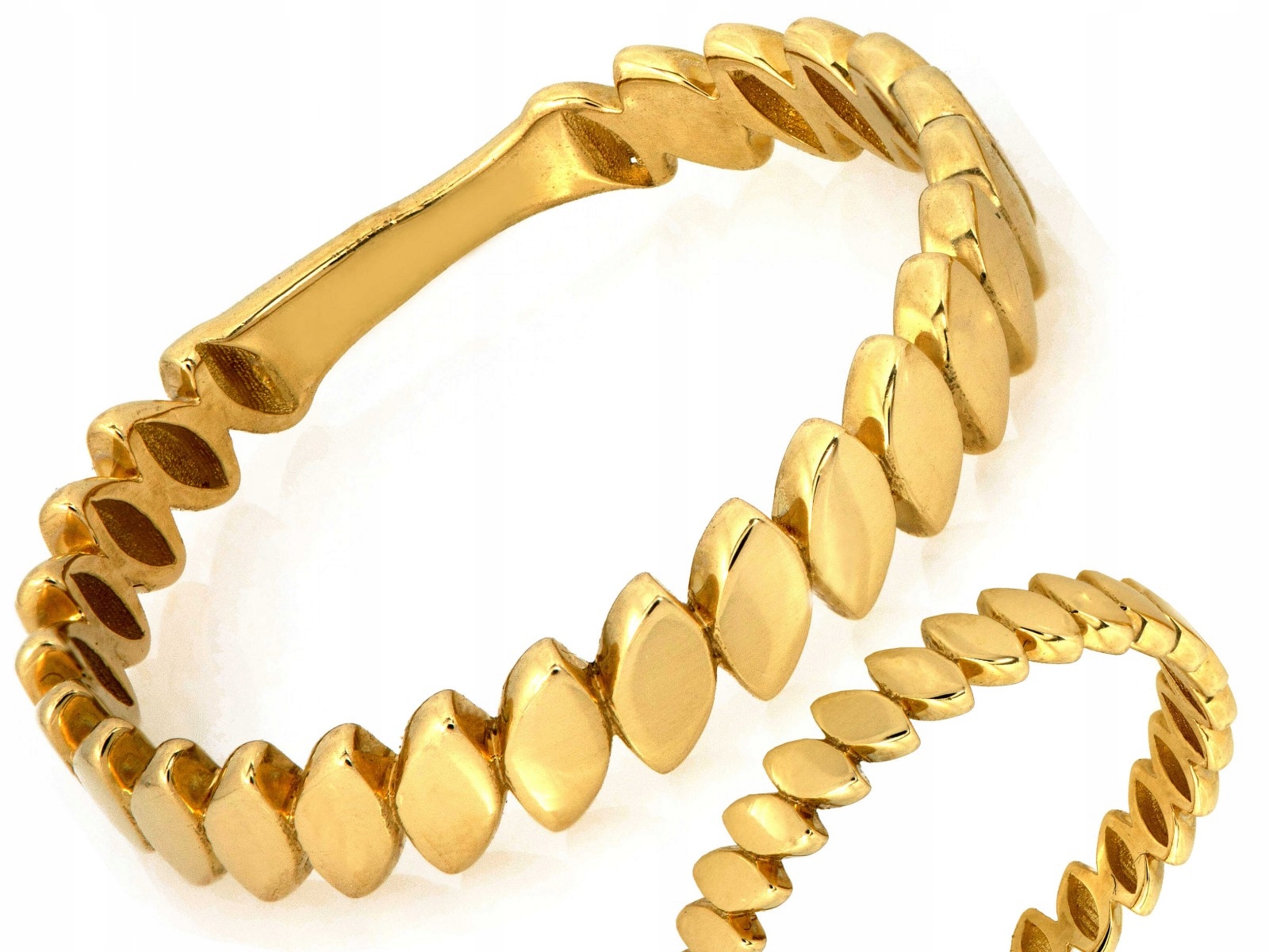 Zlatý dámský prstýnek 585 jemný, velikost 12, značkový, módní, 14 karátů