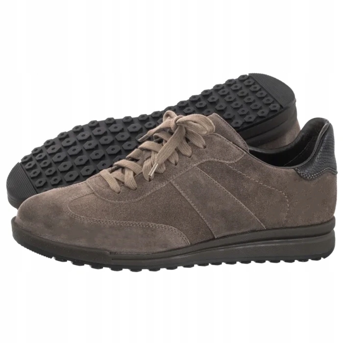 Kožené boty Dámské Polobotky Tenisky Ryłko Šedá/Černá D1RZ2_U