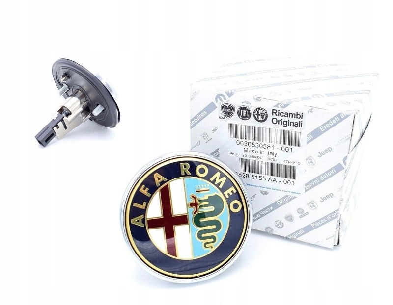 OE ALFA ROMEO EMBLEMAT PRZYCISK ZAMEK KLAPY TYŁ GIULIETTA ORYGINAŁ