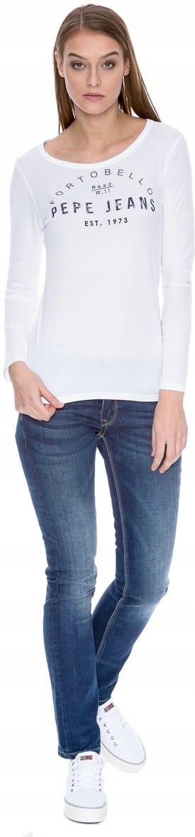 Pepe Jeans Modré Úzké Nohavice Se Středním Pasem Hladké W27 L32 Xta