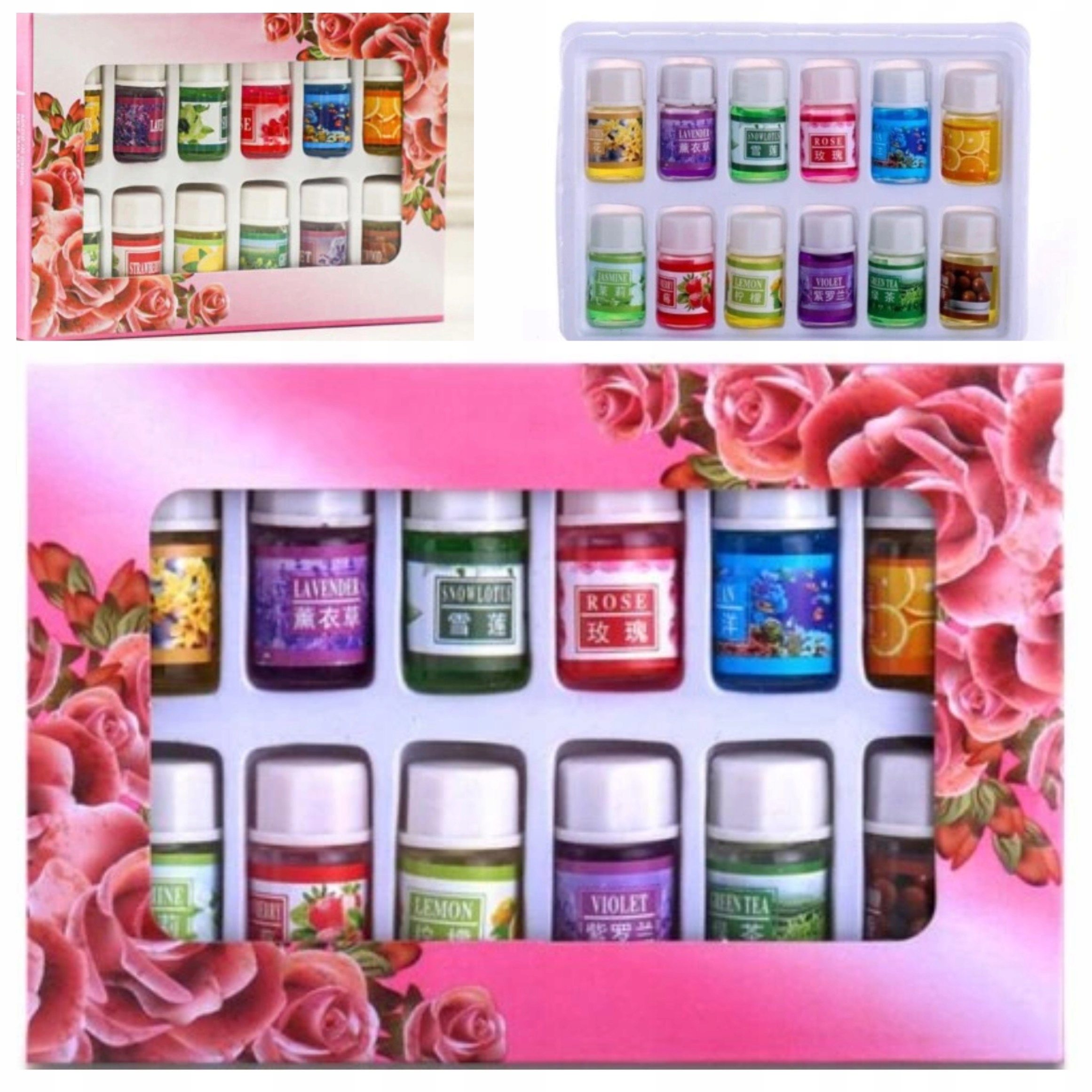 

Olejki Eteryczne Zapachowe Aromaterapia Zestaw x12