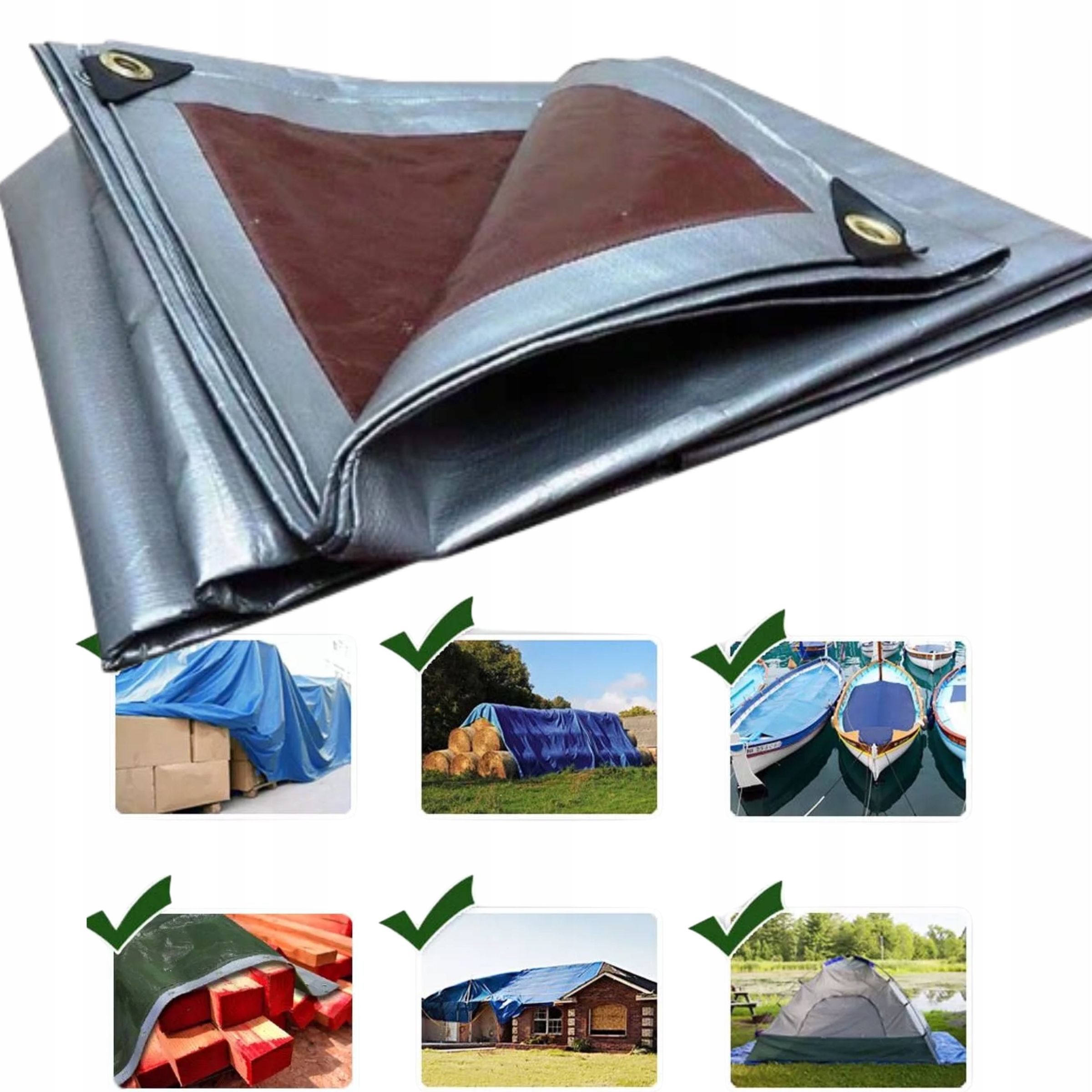 

Plandeka Mrozoodporna Uv 5x5 210g Mocna Gruba