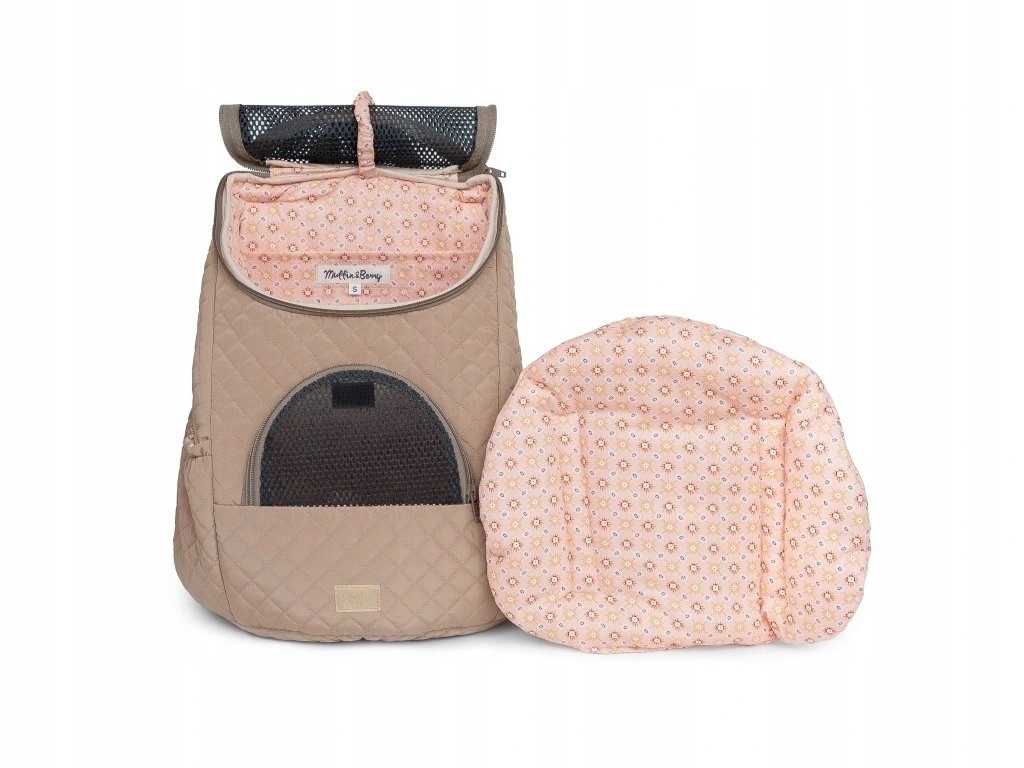 Levně Cestovní batoh pro psy a kočky Luisa hnědý S