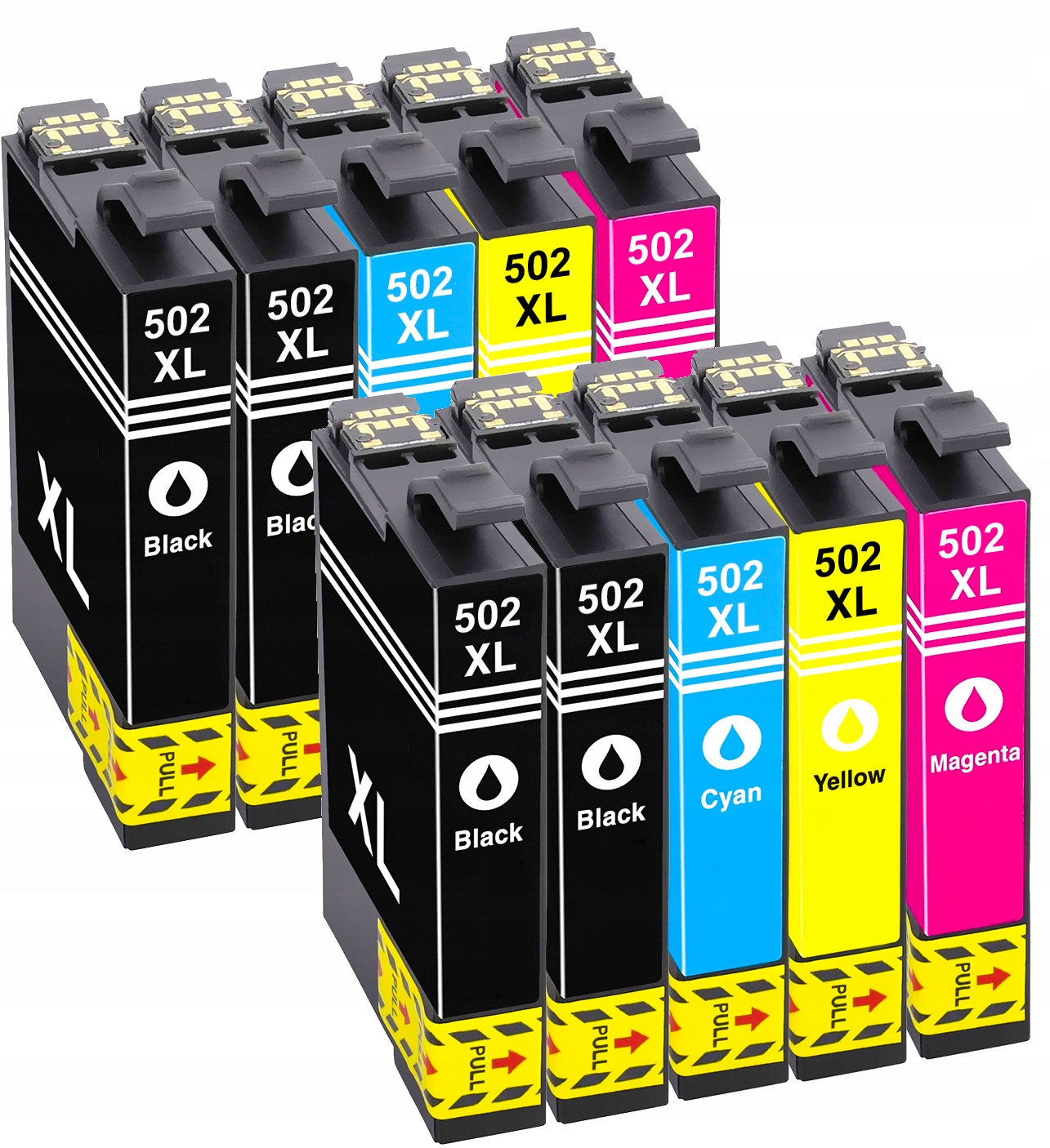

10x Tusz do Epson 502 XL XP-5100 XP-5150 WF-2860