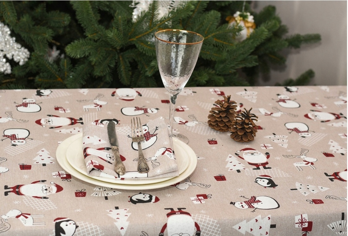 Ubrus 136x220 cm New Year