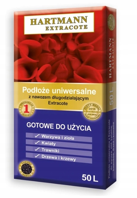 

Podłoże Uniwersalne Extracote Hartman 50L