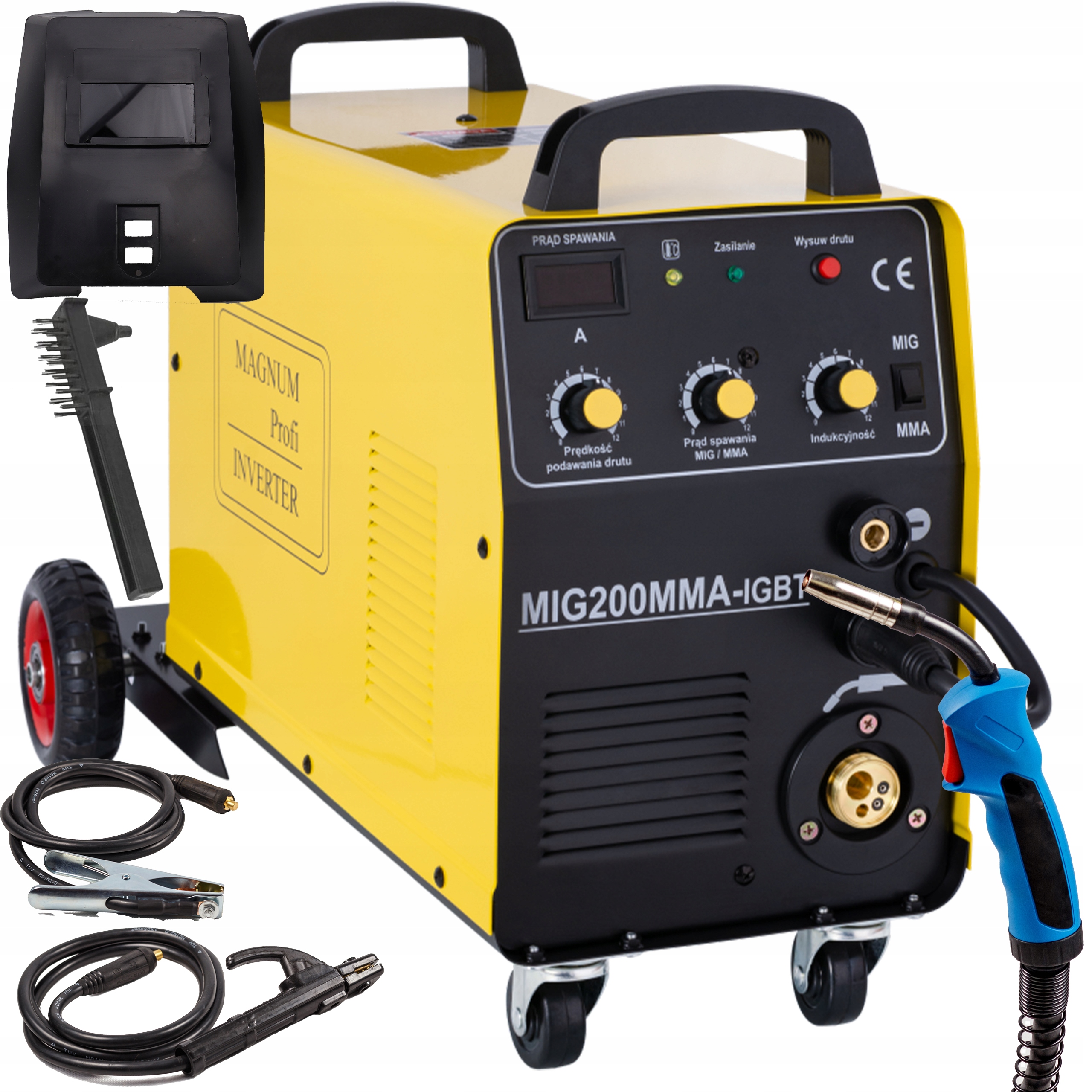SPAWARKA MIGOMAT MIG 200 MMA KN MAGNUM 230 V