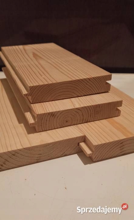 Deska sufitowo-podłogowa dwustronnie gładka 28x150x2500 sosnowa – solidna