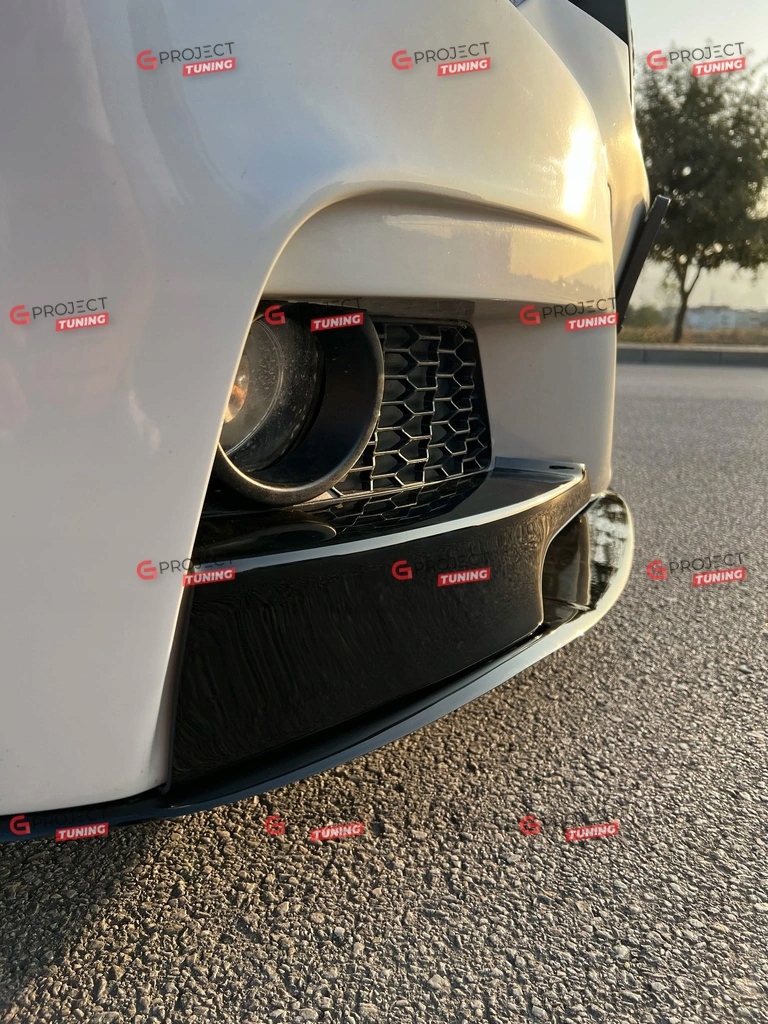 Dokładki zderzaka do BMW 3 (F30, F80) Sedan 2012-2019 czarny połysk Producent części Inny