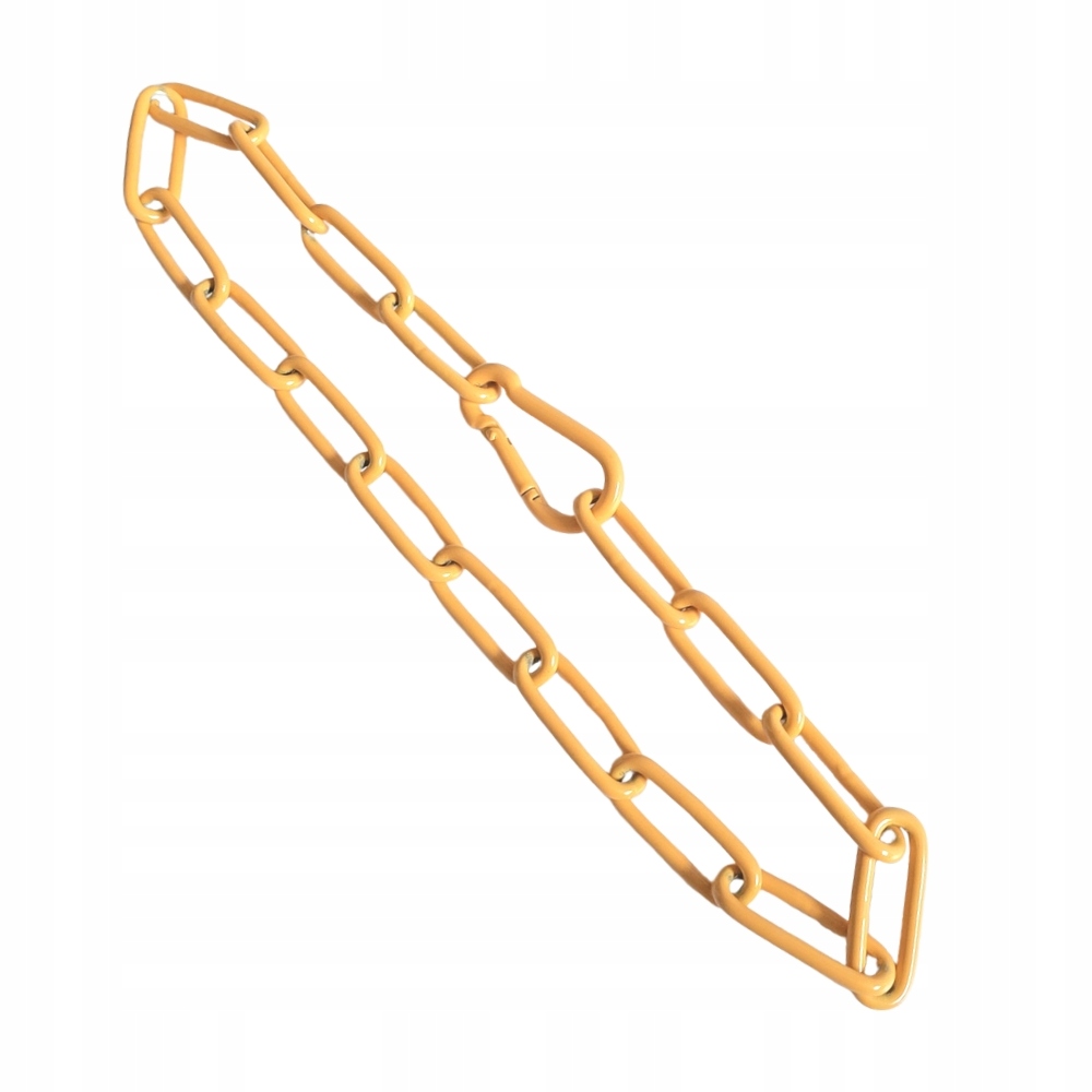 Řetízkový obojek pro psa řetízek lakovaný, žlutý pastelový, 4 mm