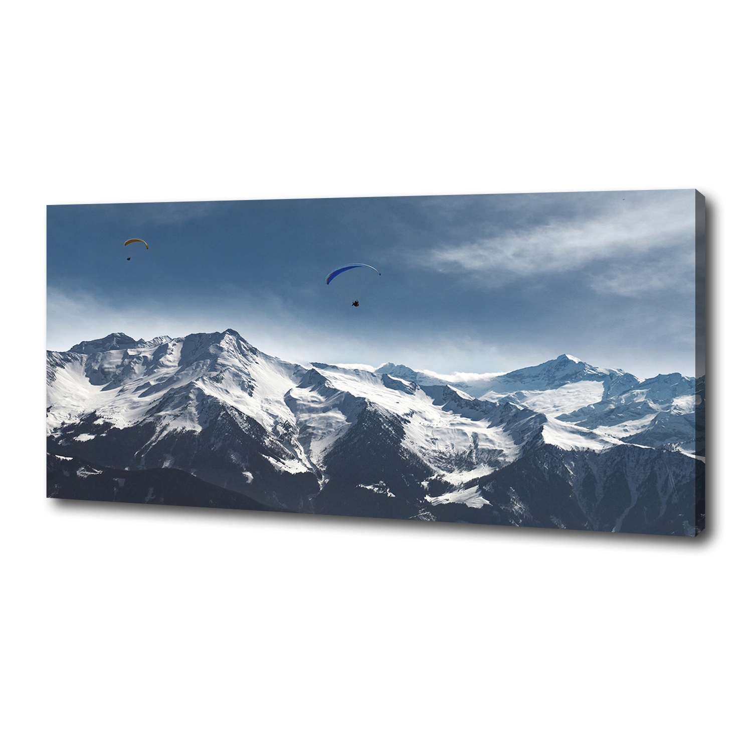

Foto obraz na płótnie Paralotnie Alpy 125x50 cm