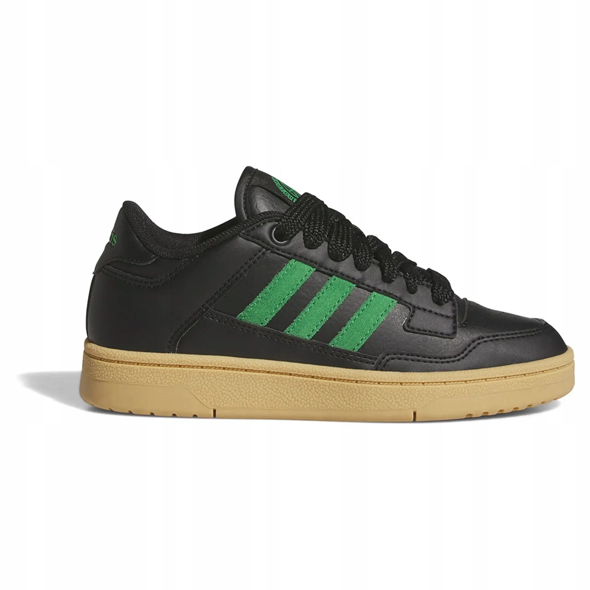Boty Adidas Rapid Court Low JR3179 38 Černá Zelené pruhy