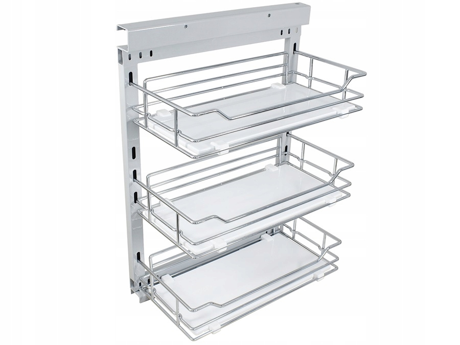 

Kosz Cargo Pełne Dno 40 Chrom 3 Pół. Starax Blum L