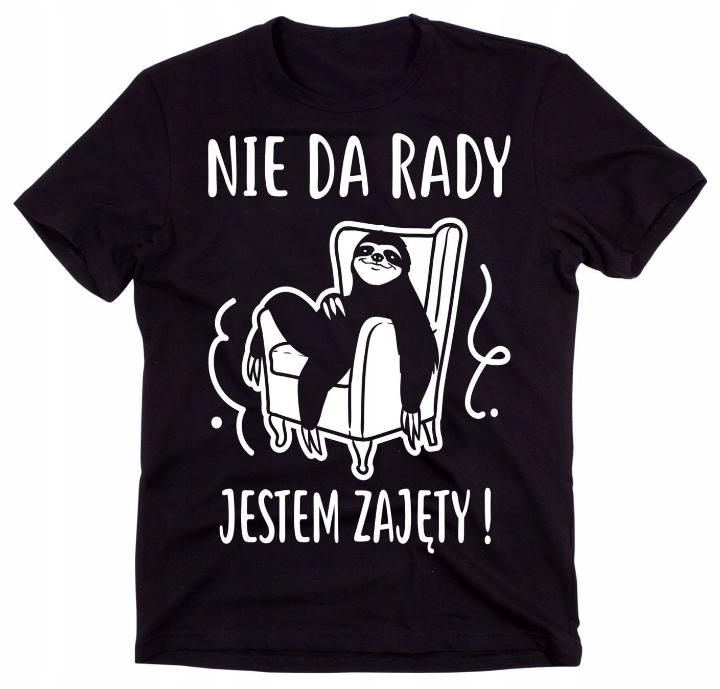 

T-shirt koszulka dla leniwego faceta roz L
