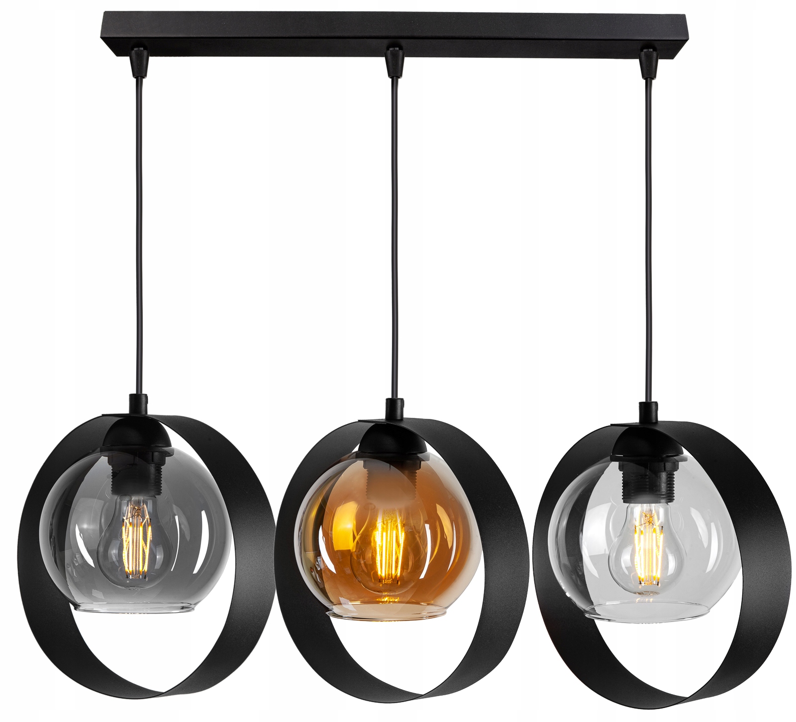 SZKLANA LAMPA WISZĄCA ŻYRANDOL PLAFON KULA LED Rodzaj gwintu E27