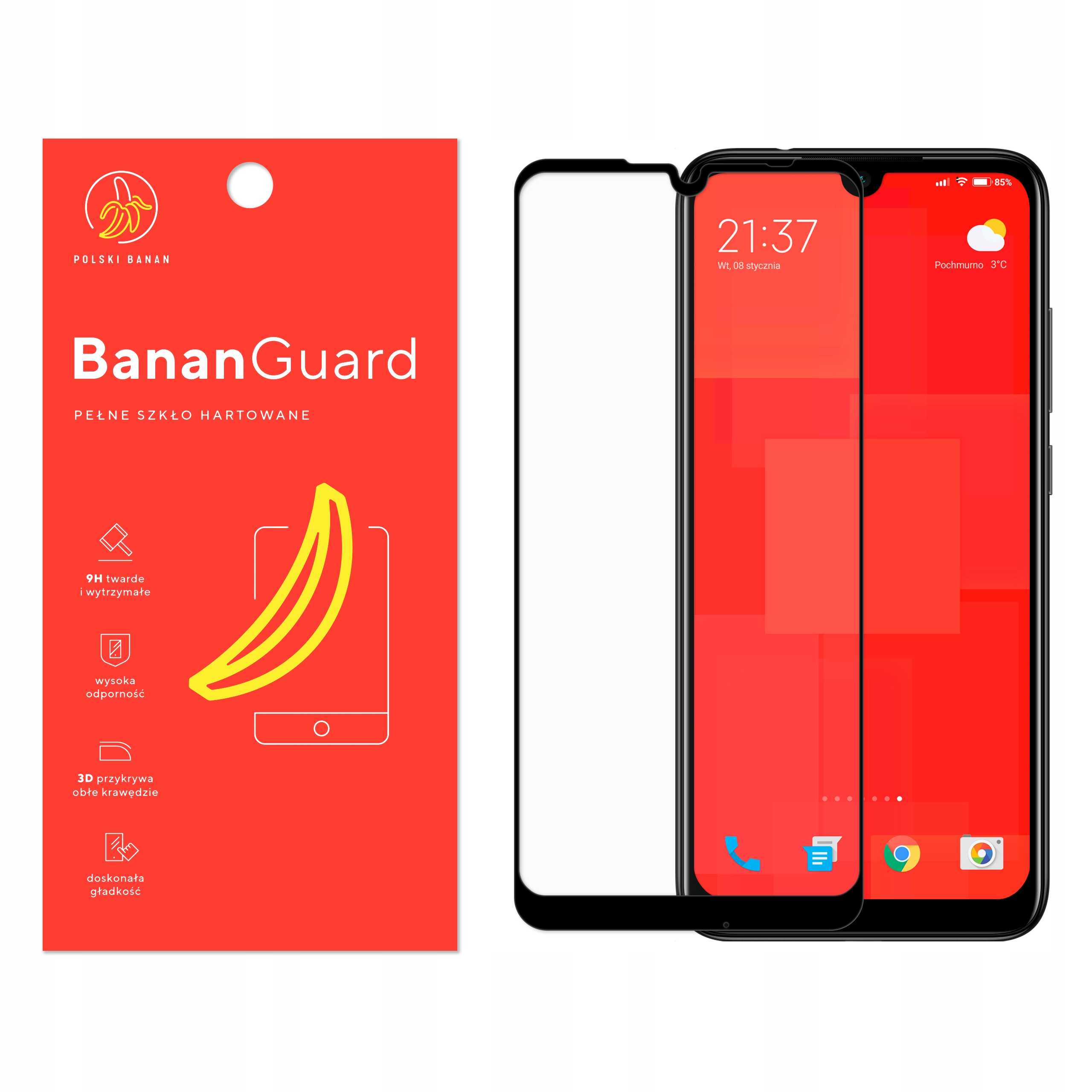 

Szkło Hartowane 3D do Xiaomi Redmi Note 7